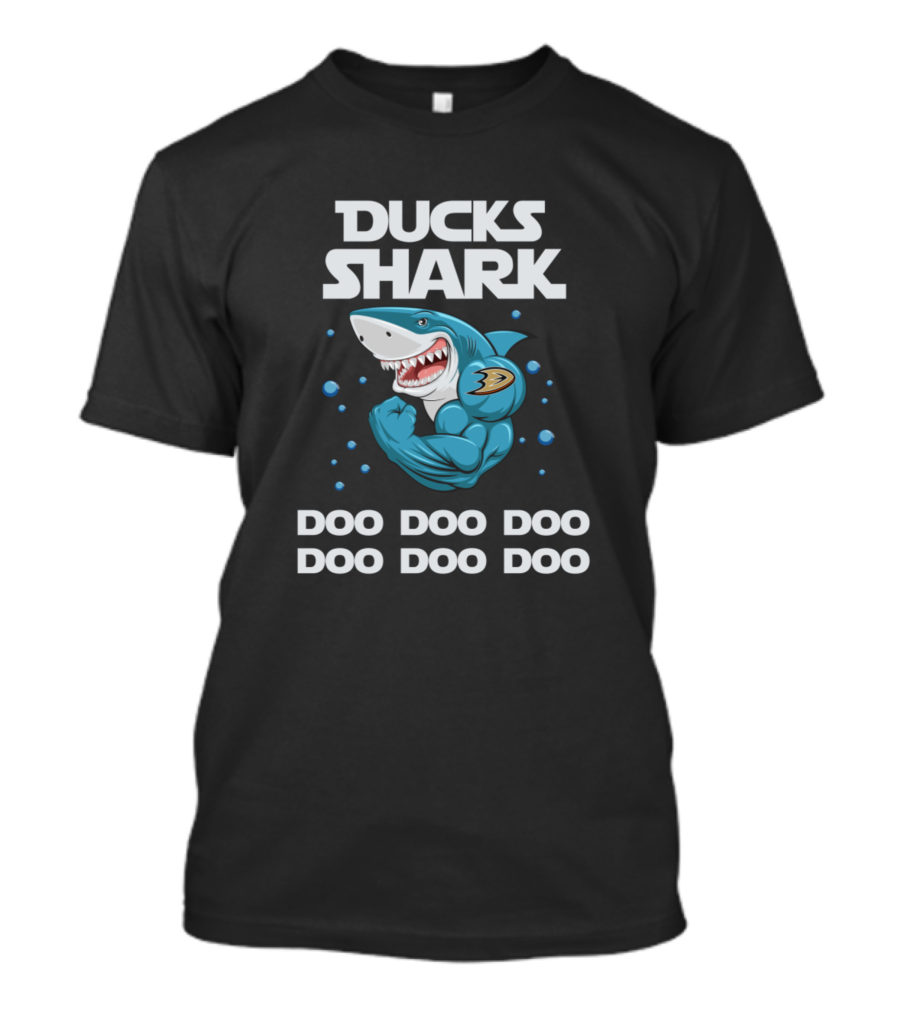 Ducks Shark Doo Doo Doo Nhl Anaheim-Ducks T-Shirt