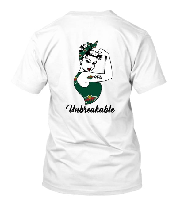 Unbreakable Minnesota Wild Strong Girl Iconic T-Shirt