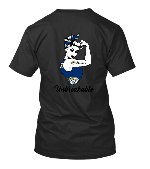 Nashville Predators Unbreakable Strong Girl T-Shirt