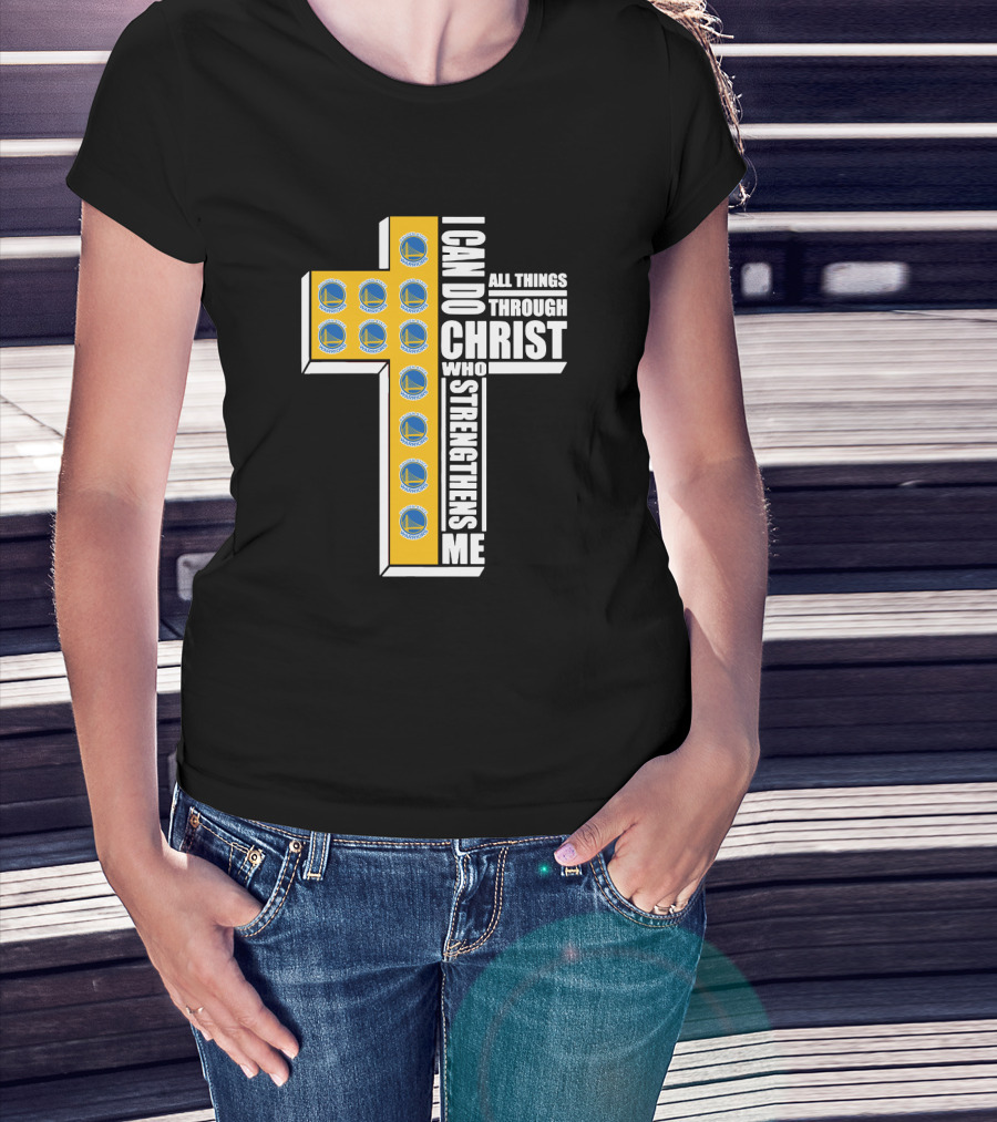 I Can Do All Things Through Christ Warriors Logos T-Shirt