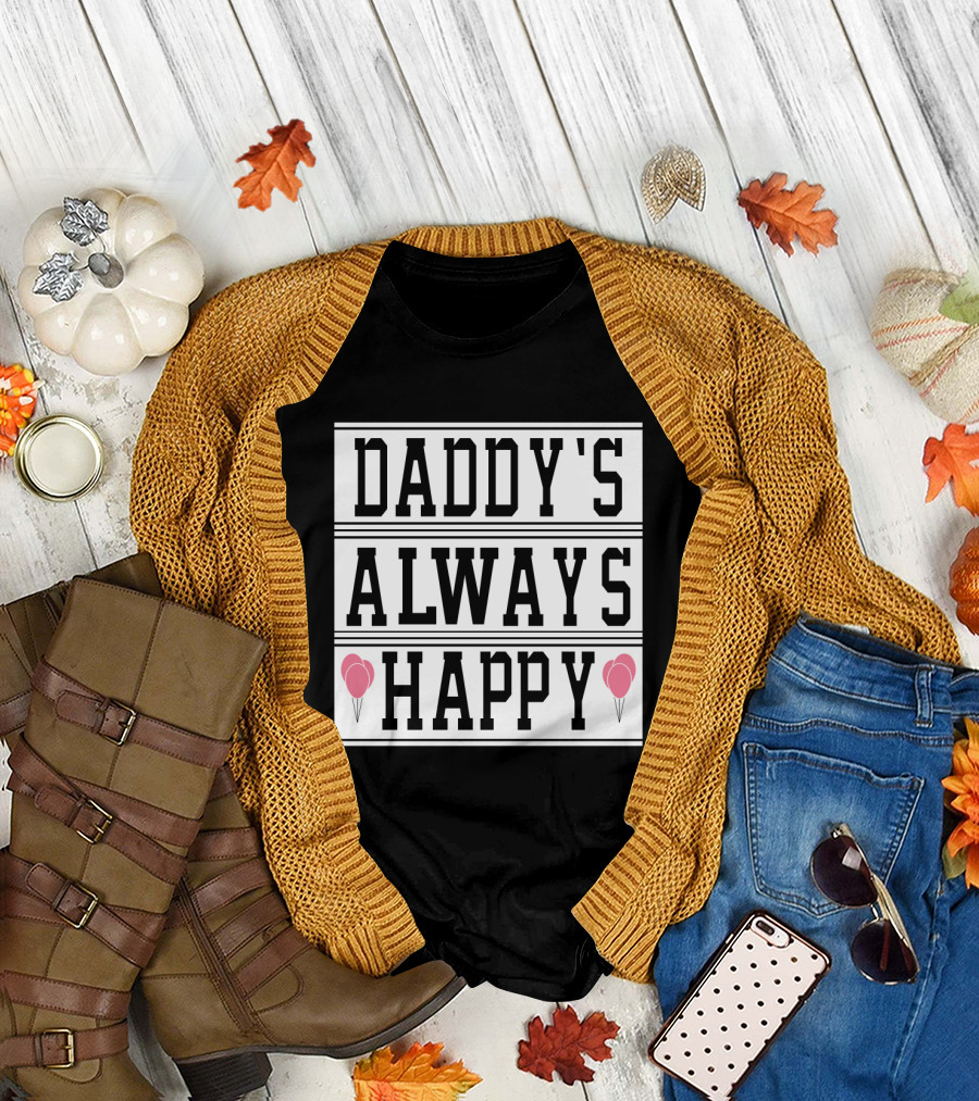 Daddy's Always Happy Balloons Gordon Hayward T-Shirt