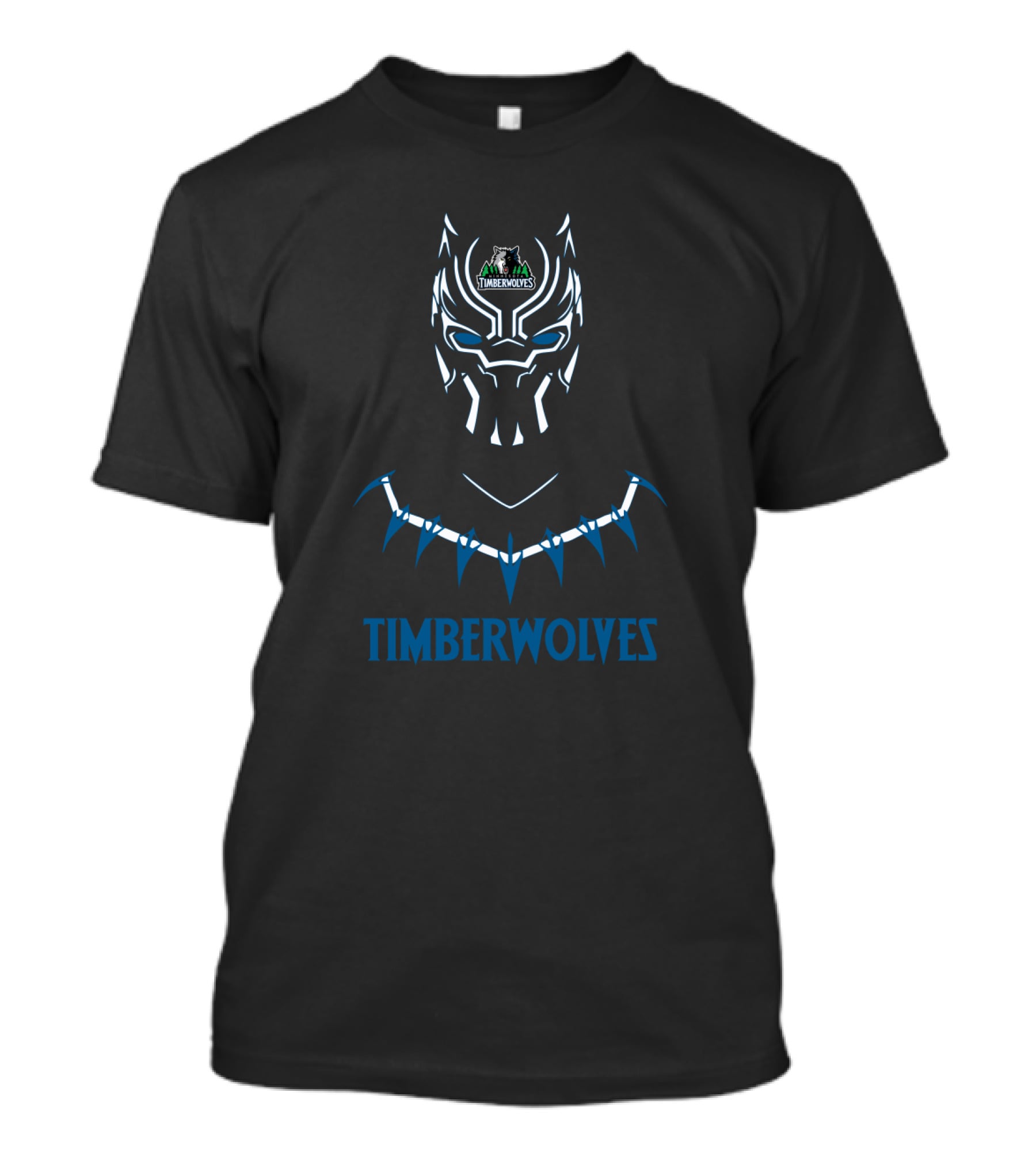 Timberwolves Black Panther Fans T-Shirt