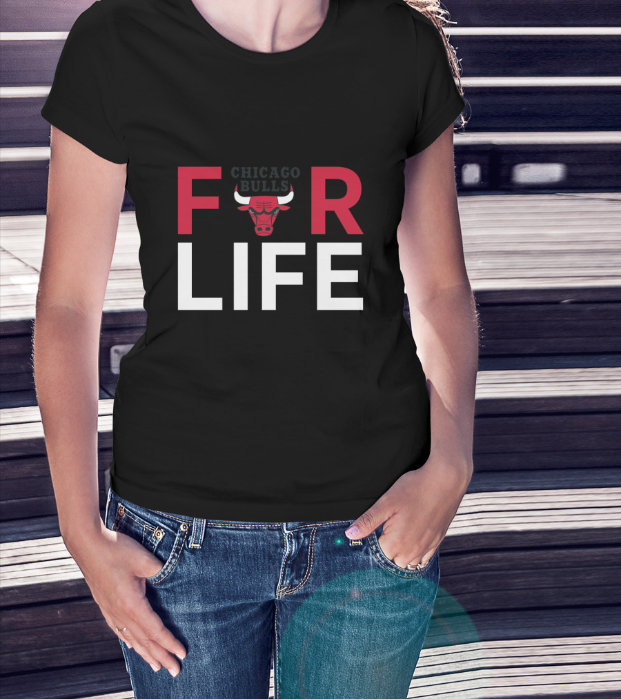 Chicago Bulls For Life Fan Loyalty T-Shirt