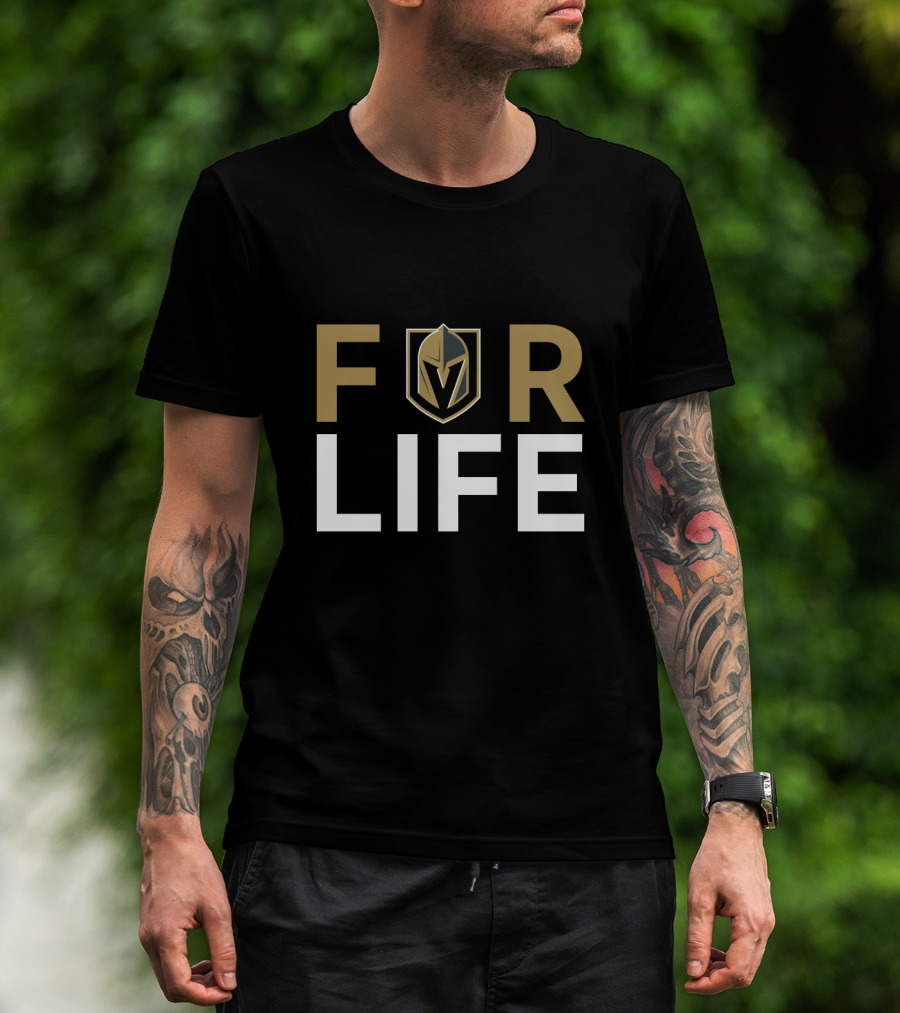 Vegas Golden Knights For Life Fan Spirit T-Shirt