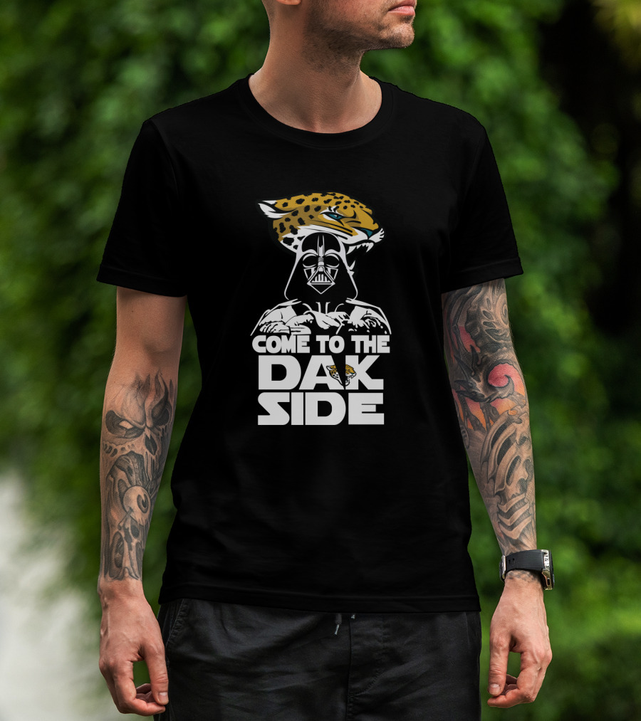 Come To The Dark Side Darth Vader Jacksonville Jaguars Fans T-Shirt