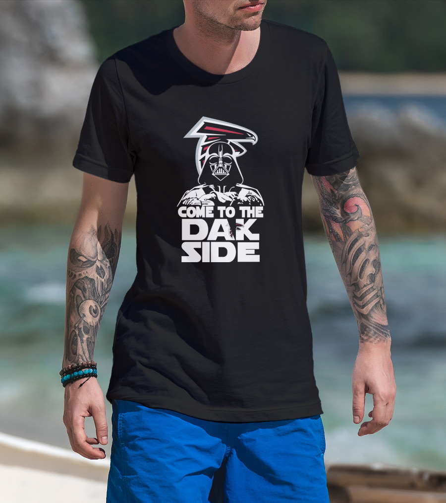 Come To The Dark Side Darth Vader Atlanta Falcons Fans T-Shirt