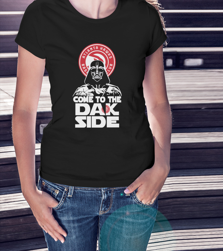 Darth Vader Come To The Dark Side Atlanta Hawks Fans T-Shirt