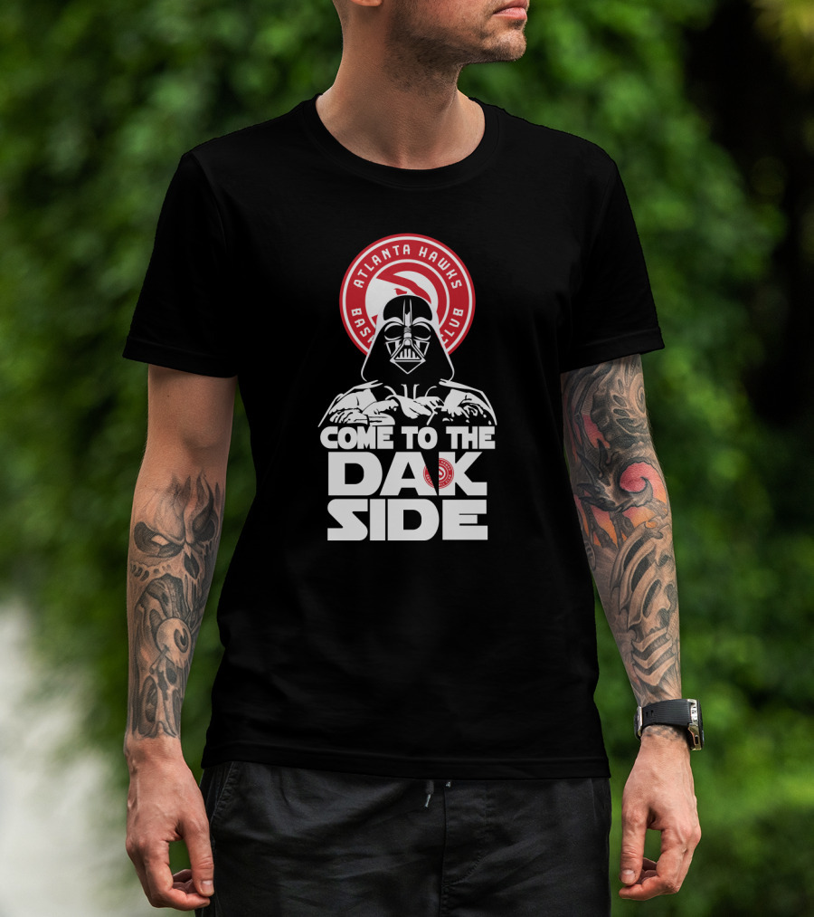 Darth Vader Come To The Dark Side Atlanta Hawks Fans T-Shirt