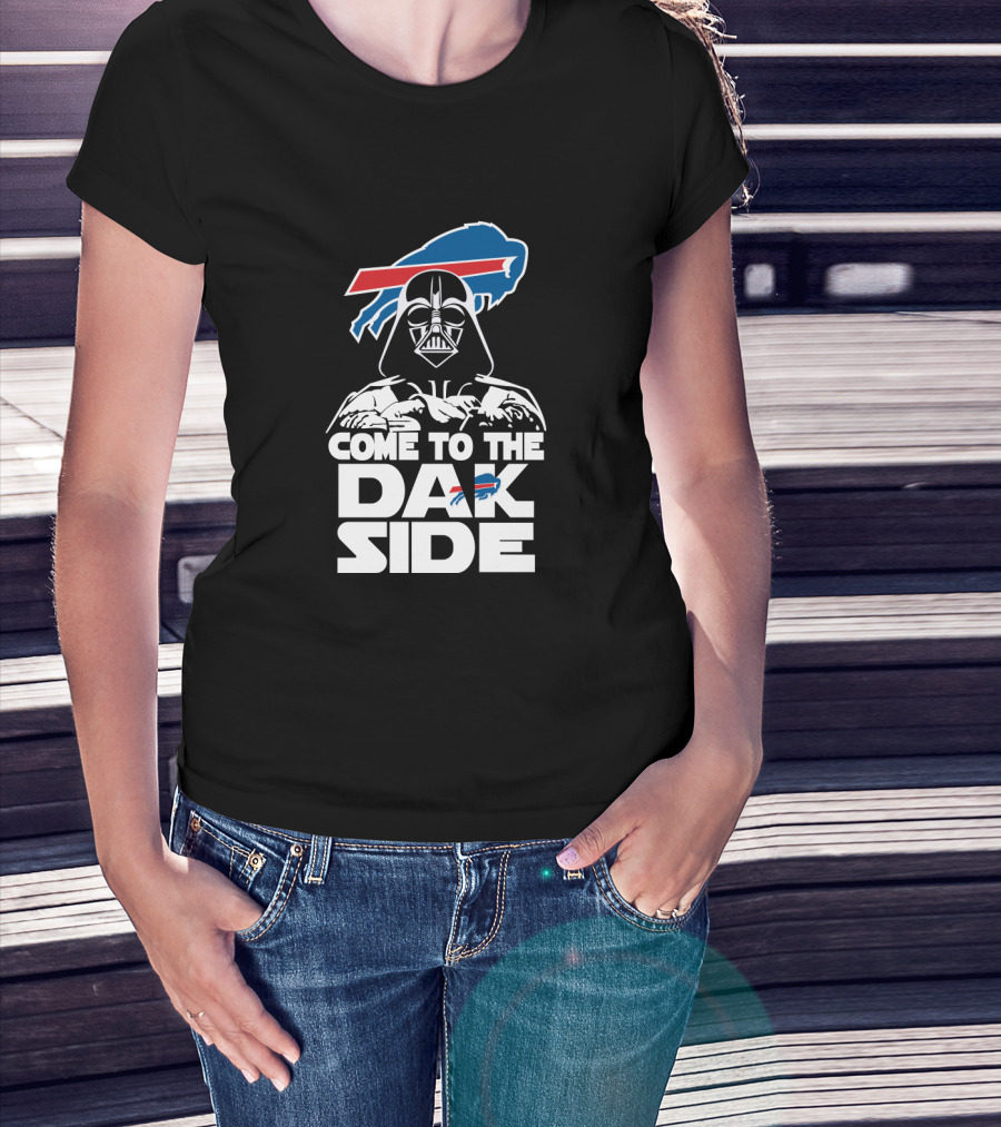 Come To The Dak Side Darth Vader Buffalo Bills Fans T-Shirt