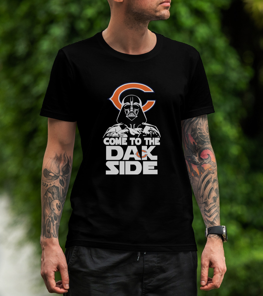 Come To The Dark Side Chicago Bears Darth Vader Fans T-Shirt