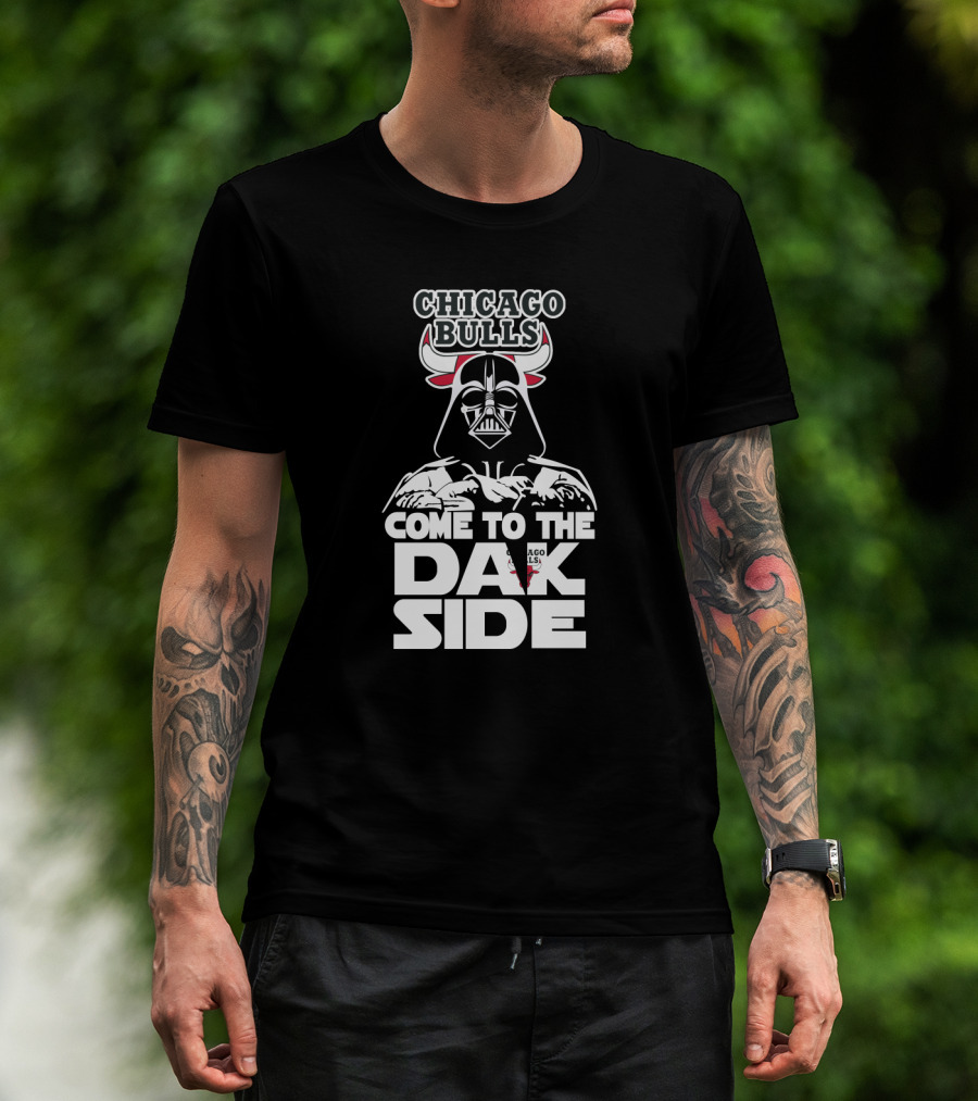 Chicago Bulls Darth Vader Come To The Dark Side T-Shirt