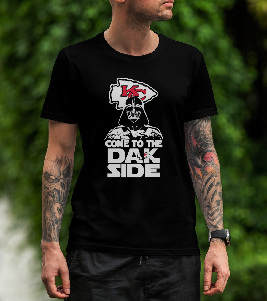 Come To The Kc Side Darth Vader Kansas City Chiefs T-Shirt
