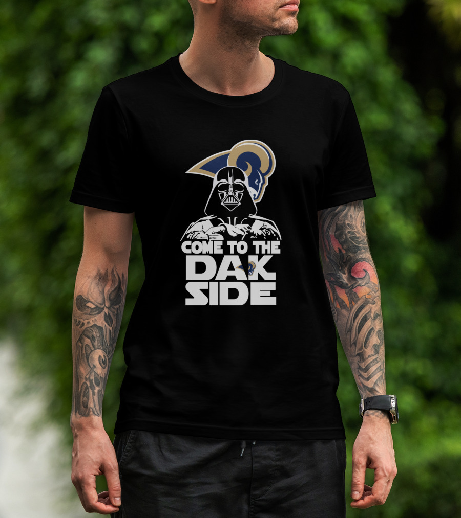 Darth Vader Come To The Dark Side Los Angeles Rams Fans T-Shirt