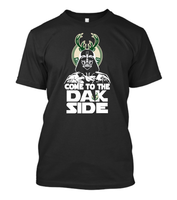 Come To The Dark Side Milwaukee Bucks Fans T-Shirt