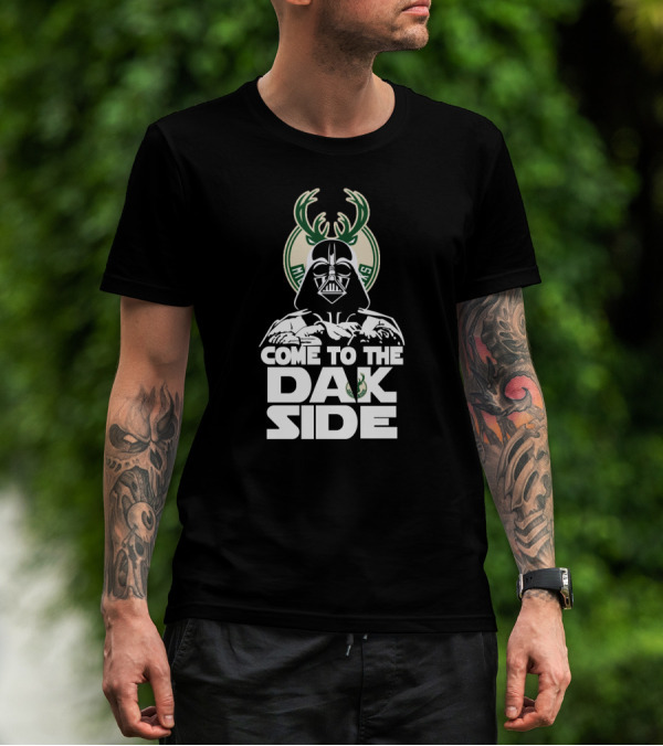 Come To The Dark Side Milwaukee Bucks Fans T-Shirt