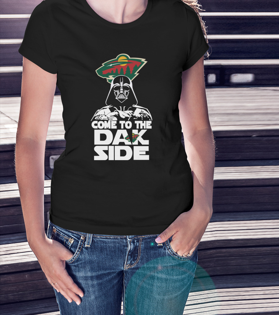 Darth Vader Come To The Dark Side Minnesota Wild Fans Collaboration T-Shirt