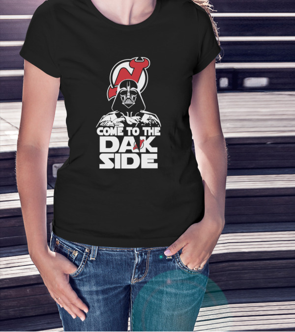 Come To The Dark Side Darth Vader New Jersey Devils Fans T-Shirt