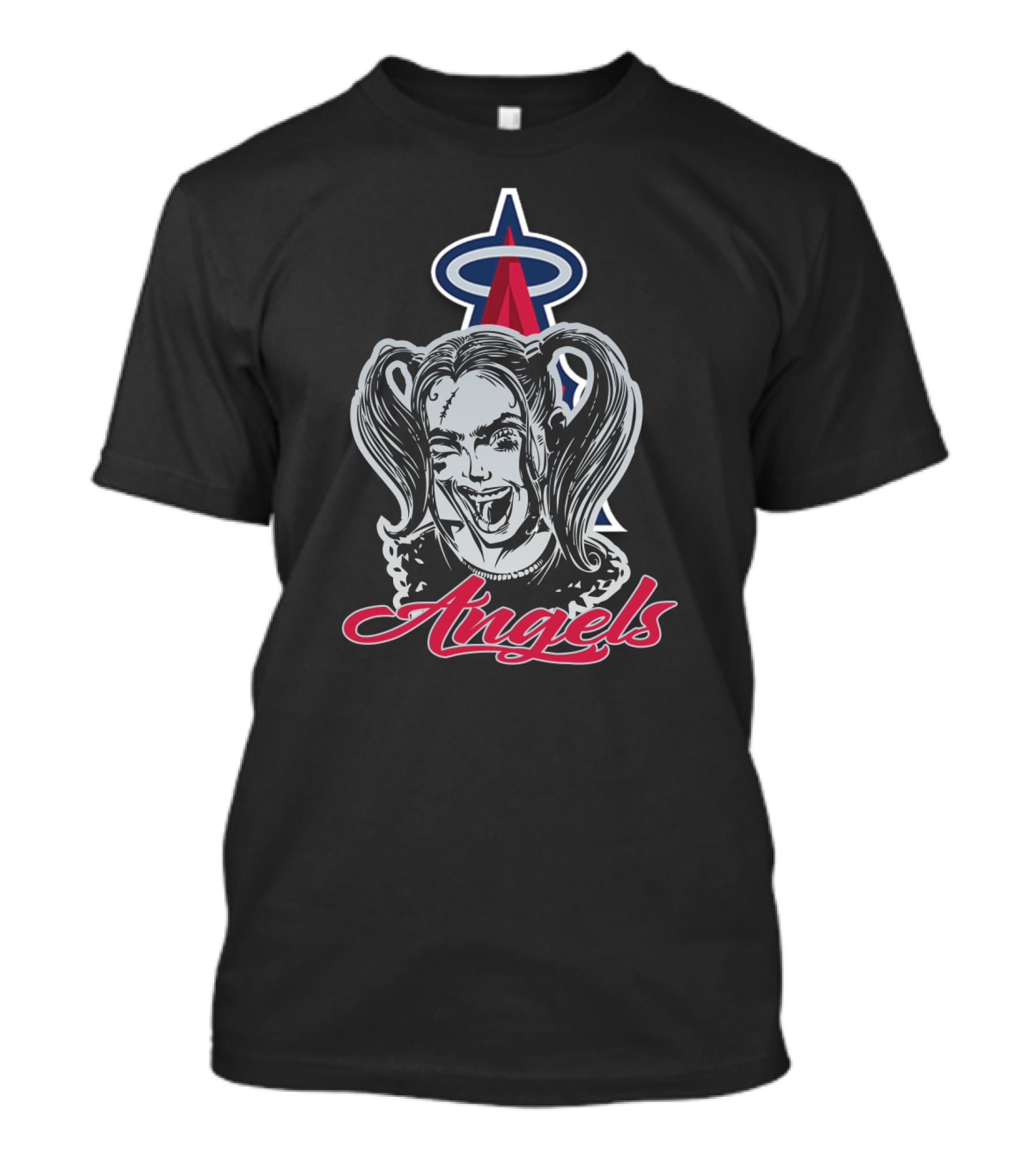 Harley Quinn Los Angeles Angels T-Shirt