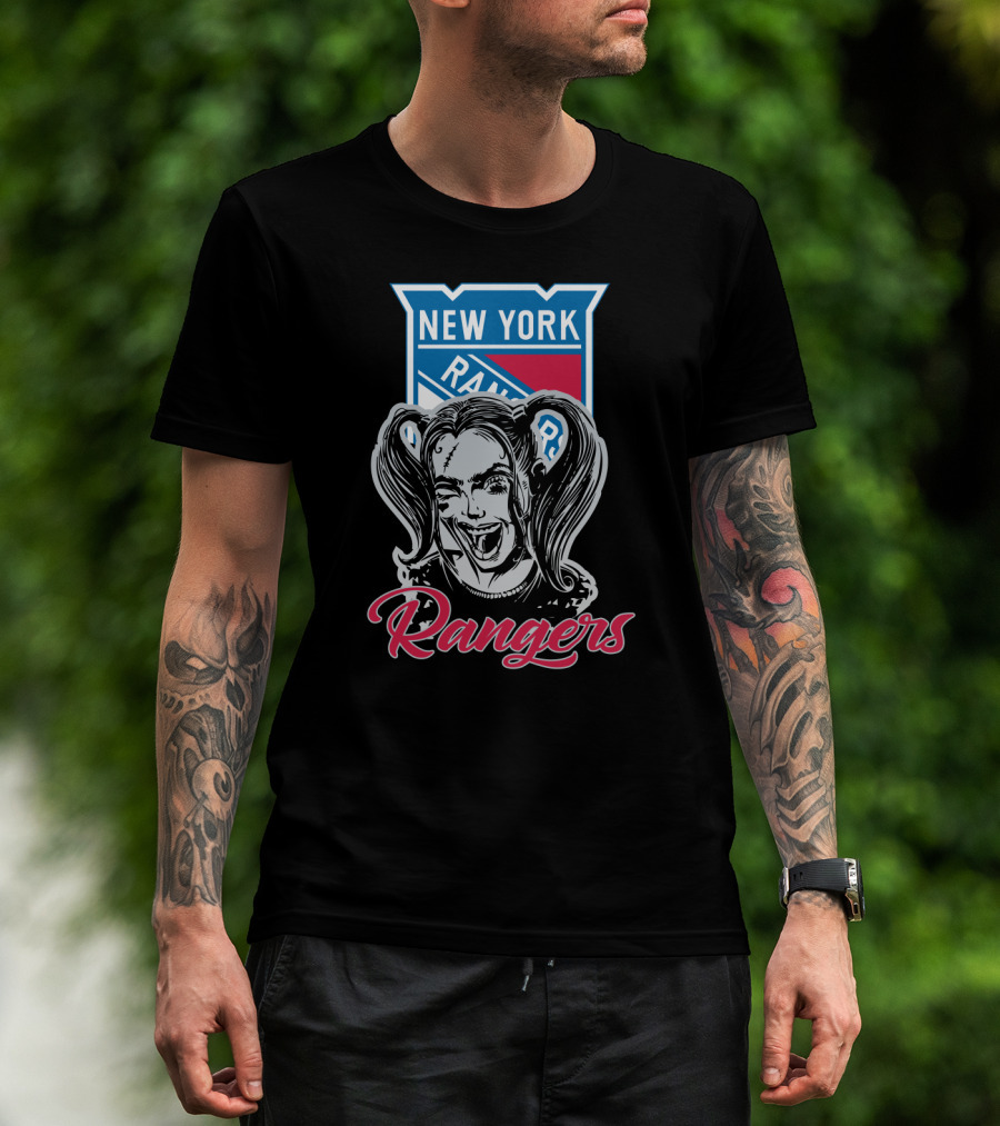 New York Rangers Harley Quinn Fans T-Shirt