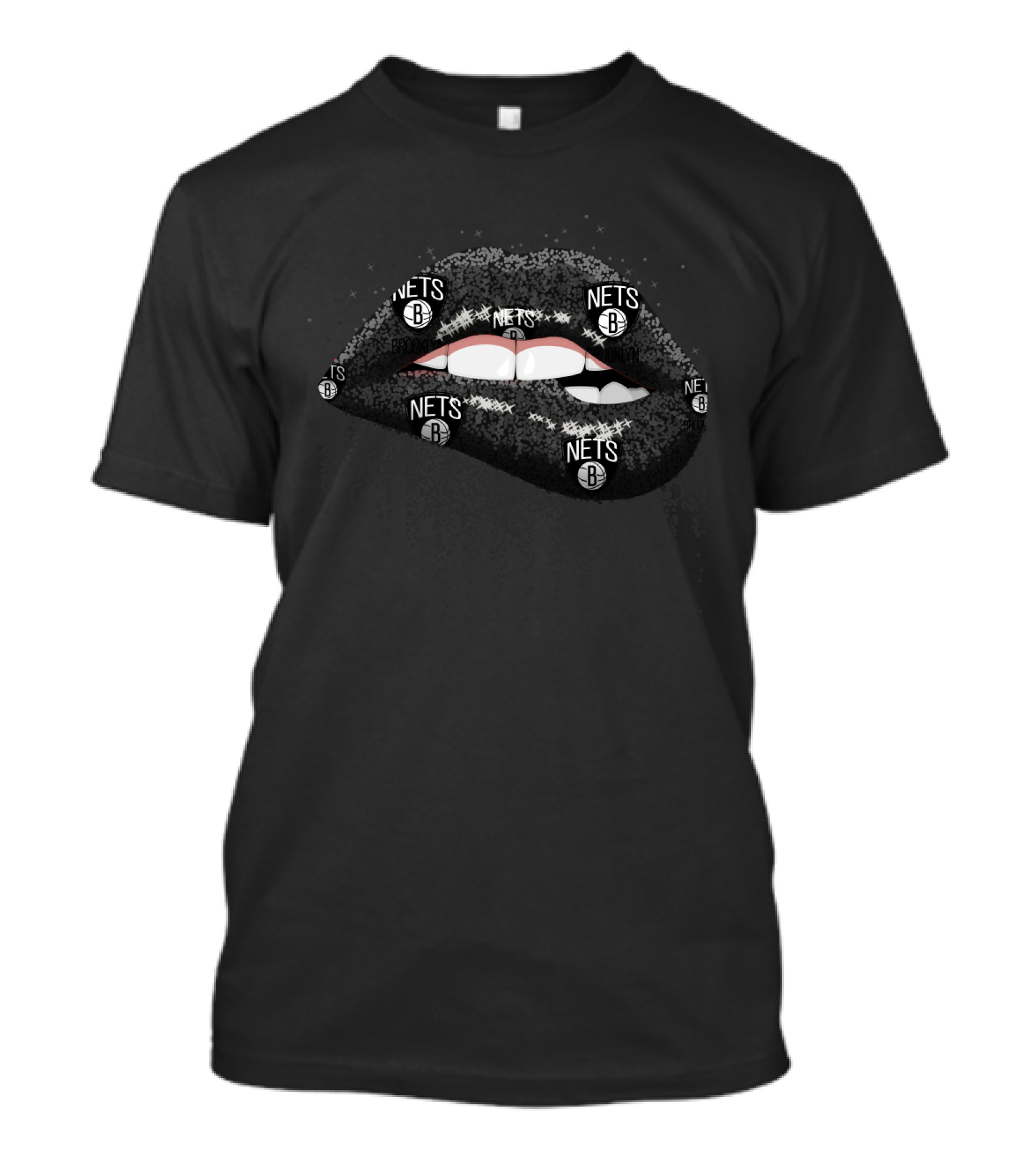 Brooklyn Nets Lips Fan T-Shirt