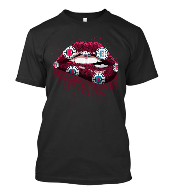 La Clippers Lips Basketball Fans T-Shirt