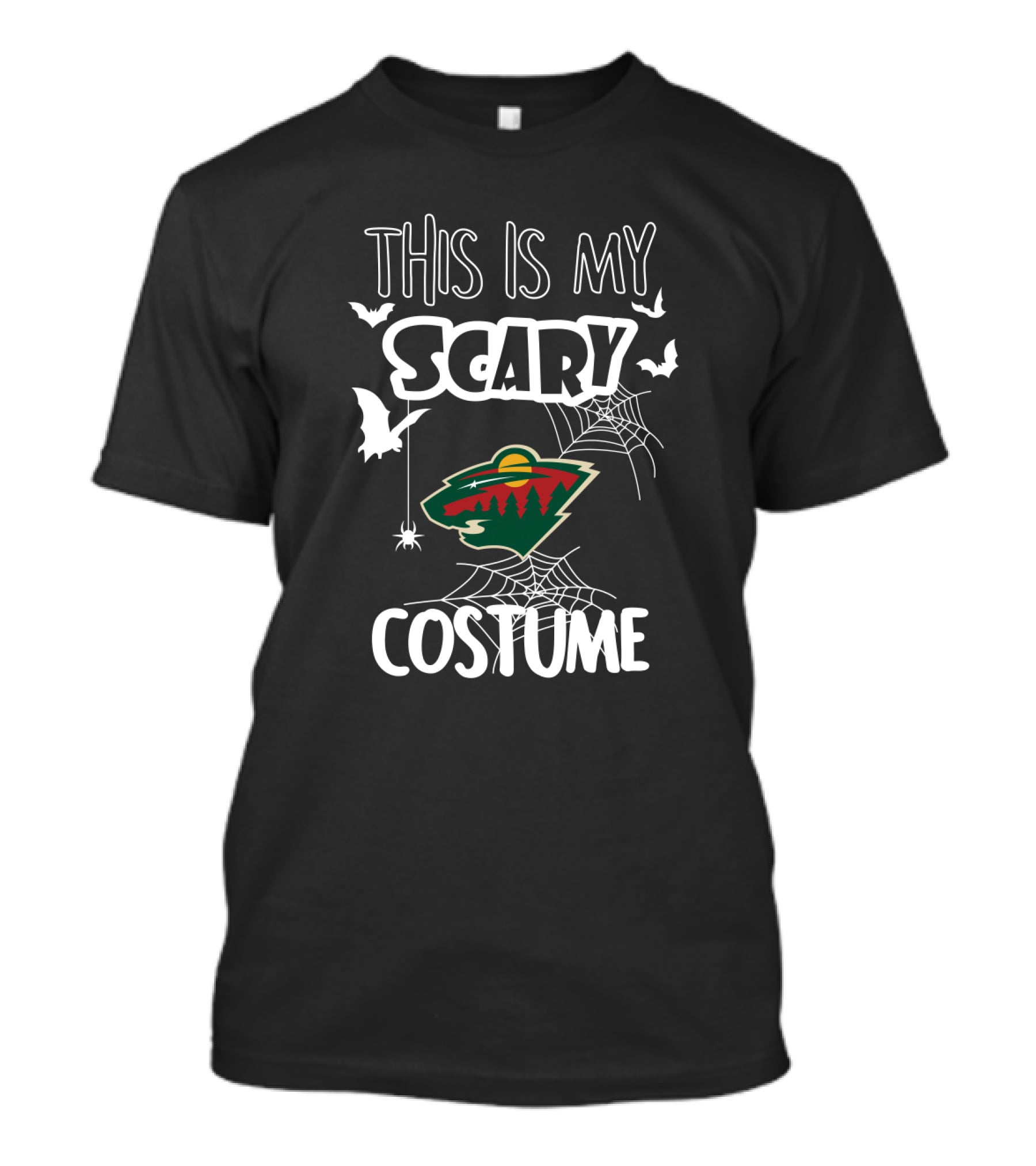 This Is My Scary Costume Minnesota Wild Halloween T-Shirt
