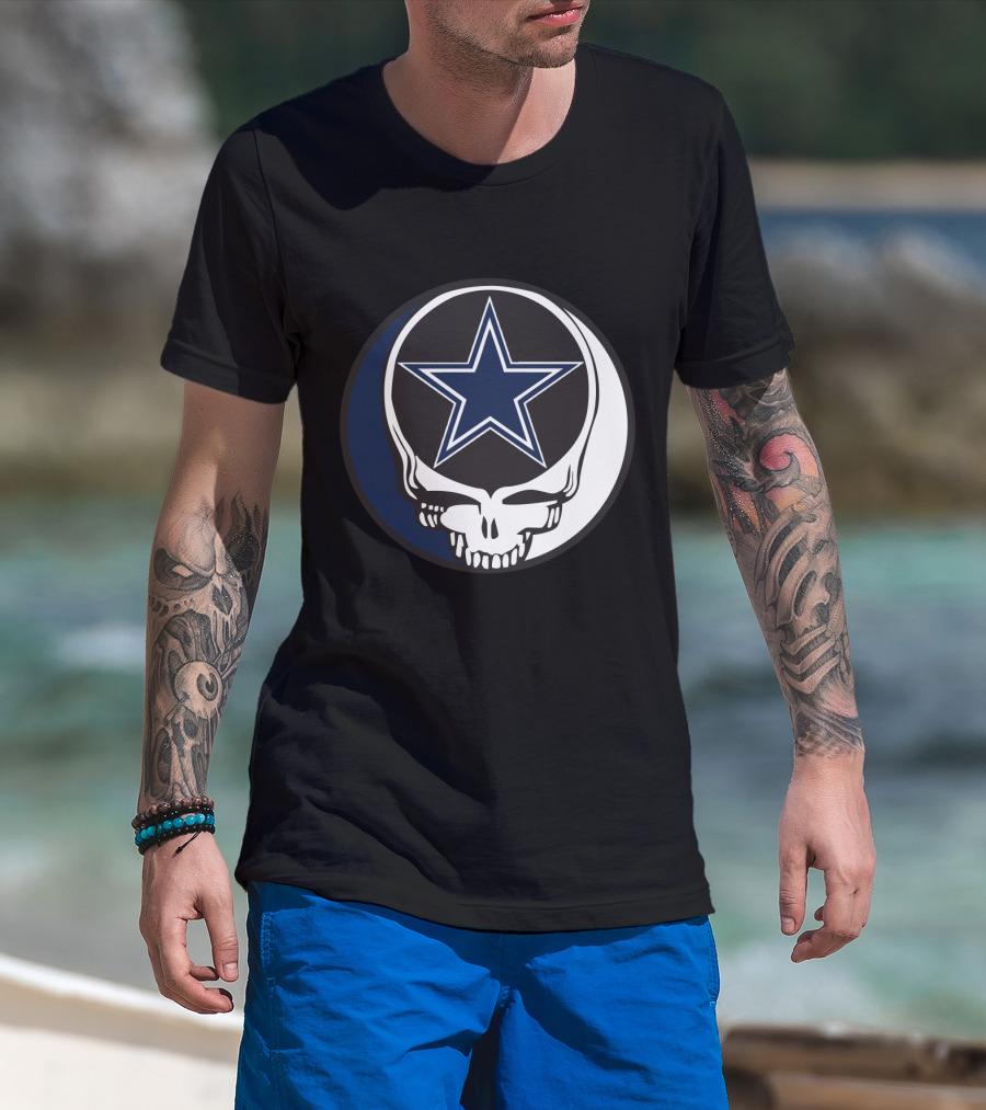 Grateful Dead Steal Your Face Dallas Cowboys Star T-Shirt