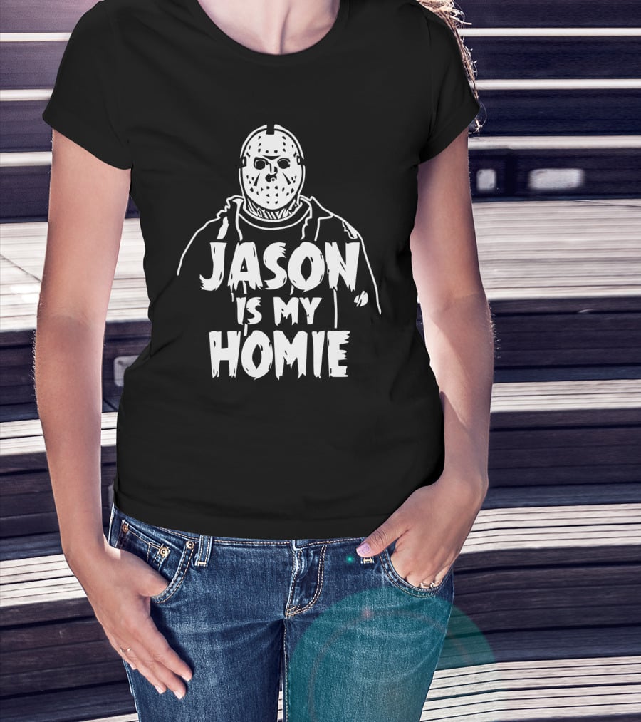Jason Is My Homie Slasher Mask Hoodie T-Shirt