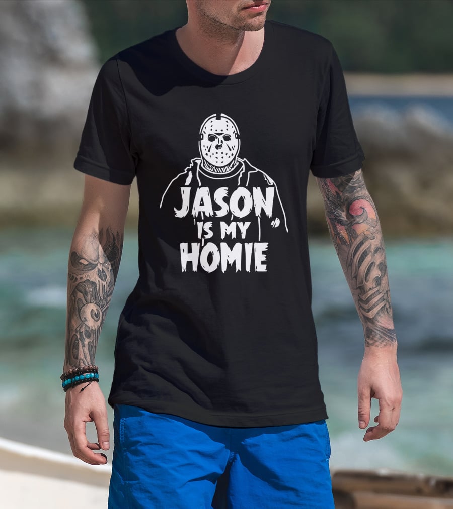 Jason Is My Homie Slasher Mask Hoodie T-Shirt