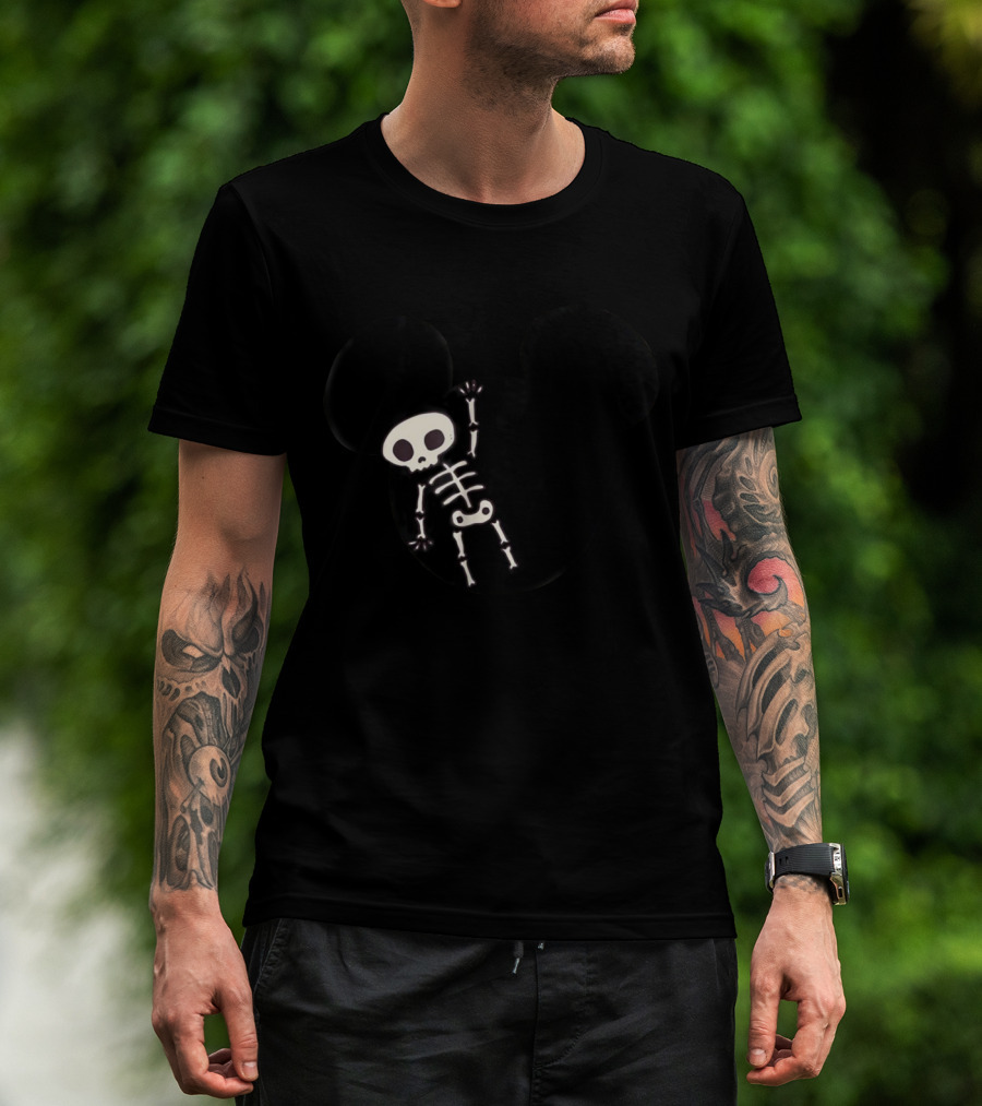 Skeleton Mickey Halloween T T-Shirt