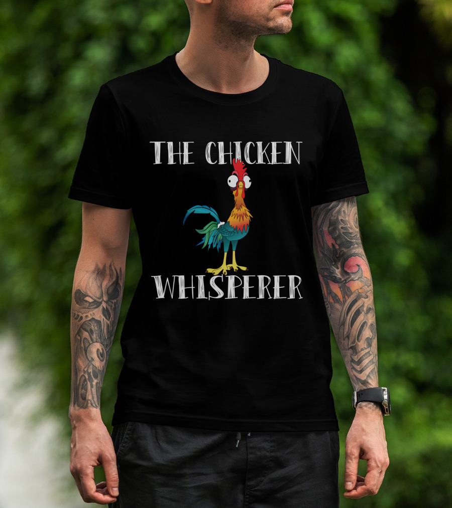 The Chicken Whisperer Hei Hei Rooster Moana Character T-Shirt