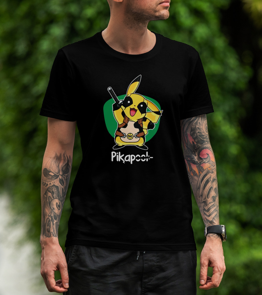 Pikapool Pikachu Deadpool Fusion T-Shirt
