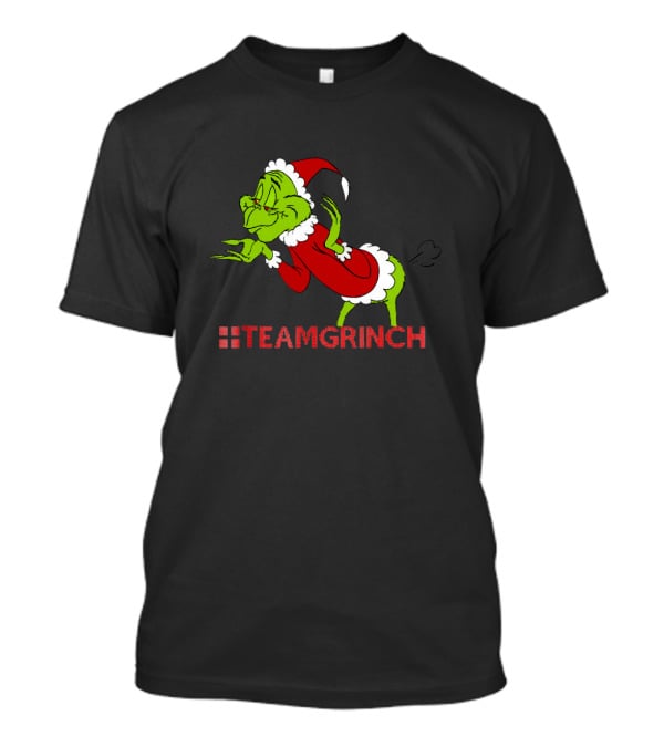 Team Grinch Resting Grinches Face Christmas T-Shirt