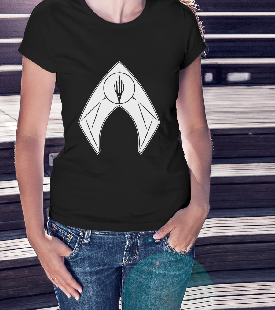 Aquaman Trident Symbol Superhero Icon T-Shirt
