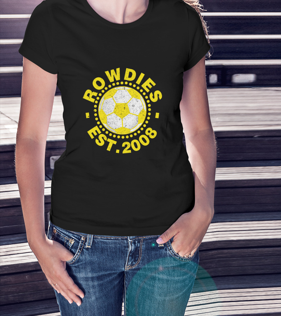 Rowdies Est 2008 Soccer Ball T-Shirt