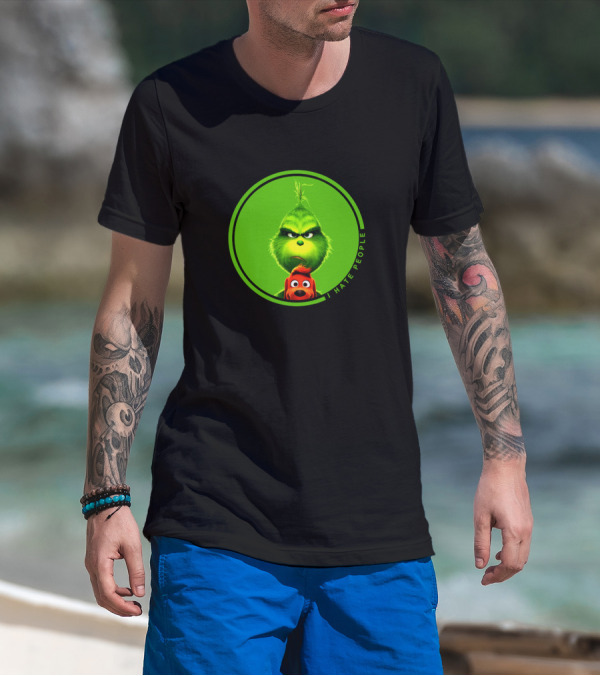 The Grinch I Hate People Christmas Movies Max T-Shirt