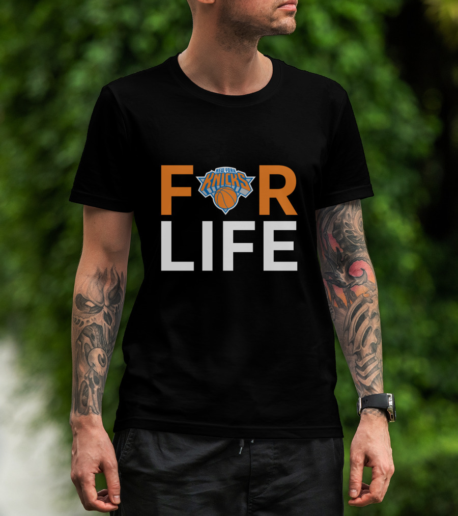 New York Knicks For Life Fan Loyalty T-Shirt