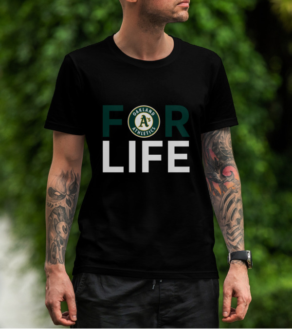 Oakland Athletics A's Logo For Life Commitment T-Shirt