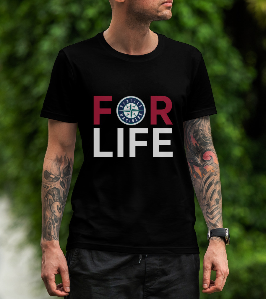 Seattle Mariners For Life Fan Spirit T-Shirt