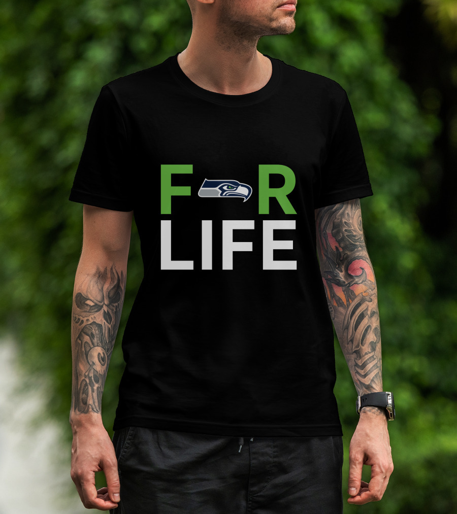 For Life Seahawks Fan Loyalty Nfl Team Spirit T-Shirt