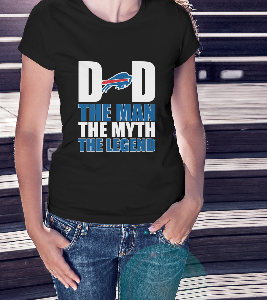 Dad The Man The Myth The Legend Buffalo Bills T-Shirt