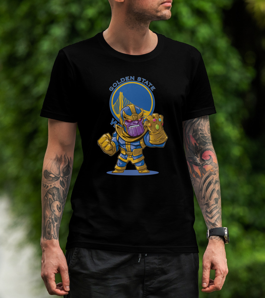 Golden State Warriors Thanos Crossover Fans T-Shirt
