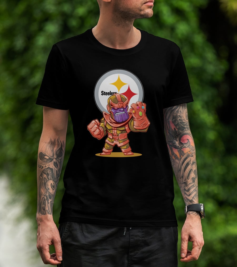Thanos Steelers Superfan Fusion T-Shirt