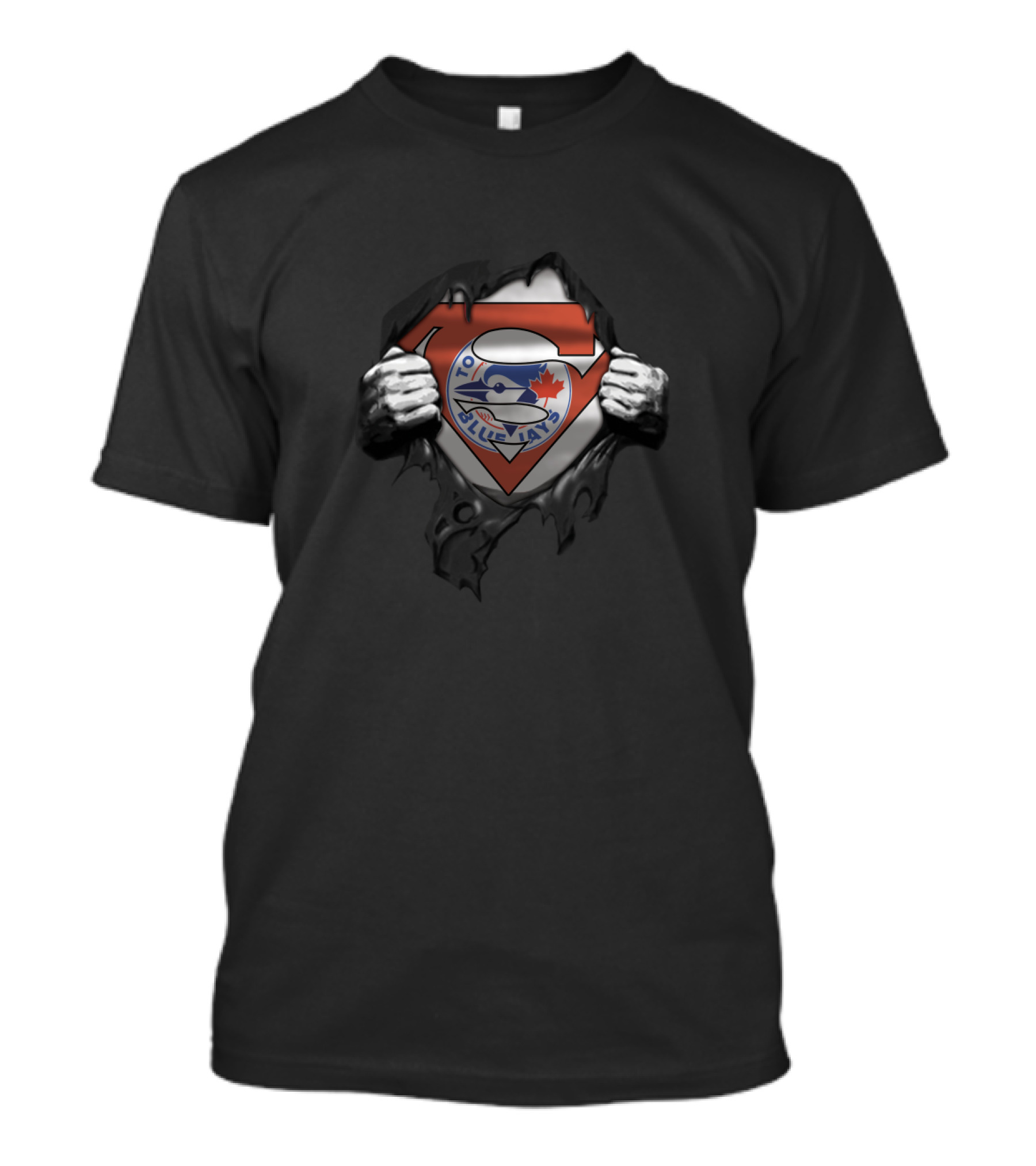 Toronto Blue Jays Superman Logo Mashup T-Shirt