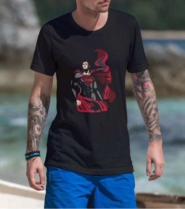 Superman Braves Crossover Iconic Comic T-Shirt