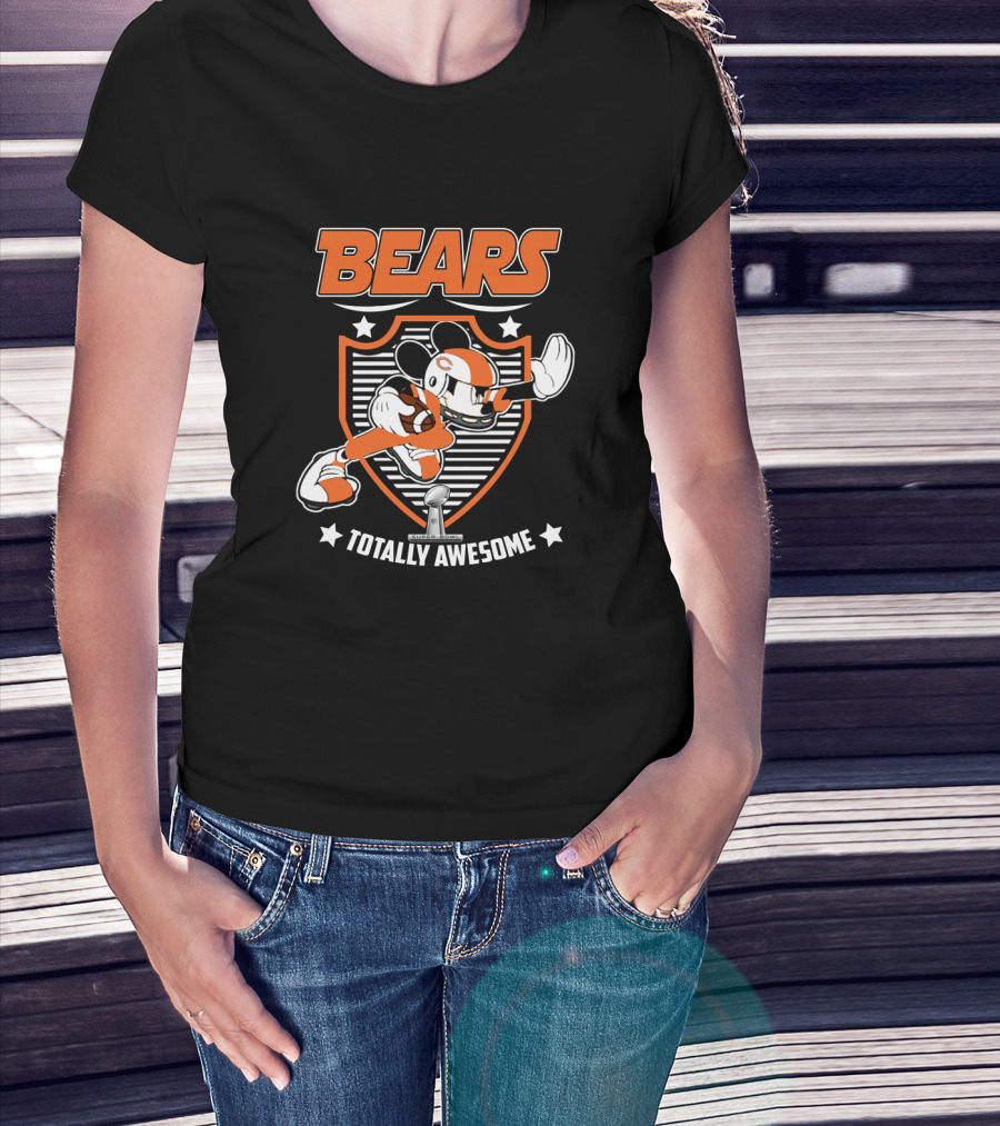 Bears Totally Awesome Chicago For Mickey Fans T-Shirt