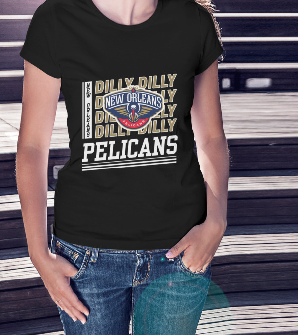 New Orleans Pelicans Dilly Dilly Bud Light Logo Nba T-Shirt