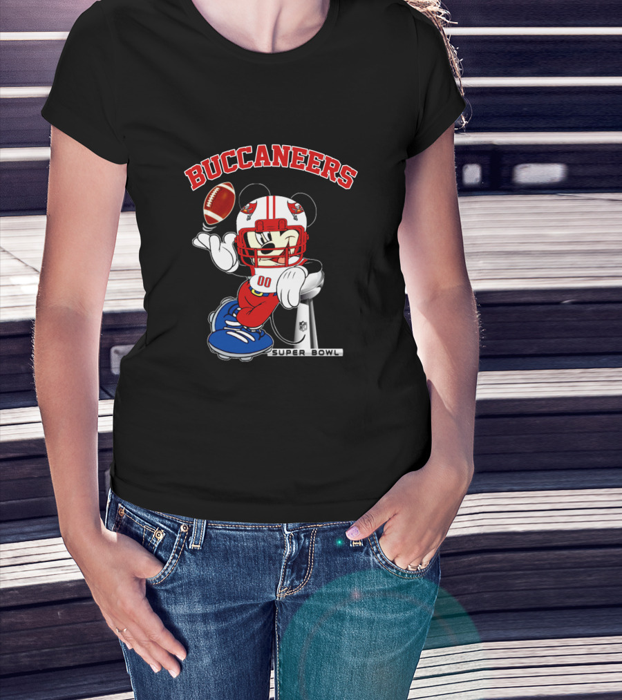 Buccaneers Mickey Super Bowl Nfl Football T-Shirt