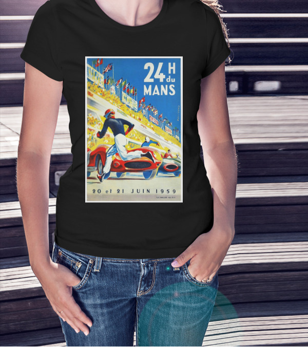 24 Heures Du Mans 20 Et 21 Juin 1959 Racing Event T-Shirt