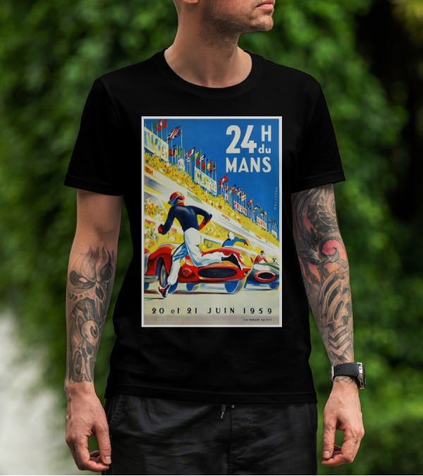 24 Heures Du Mans 20 Et 21 Juin 1959 Racing Event T-Shirt